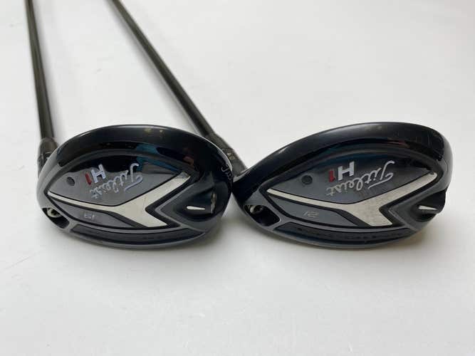 Titleist 818 H1 3 & 4 Hybrid Set 19* 21* Tensei Red CK Series 60g Stiff RH