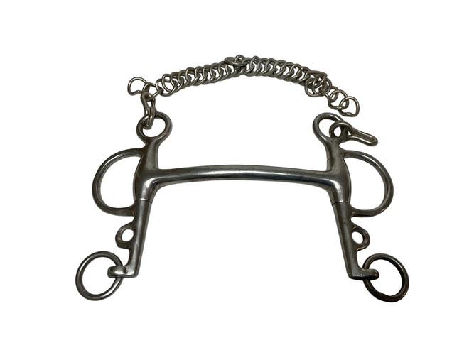 Curved Mullen Mouth Pelham Bit 5
