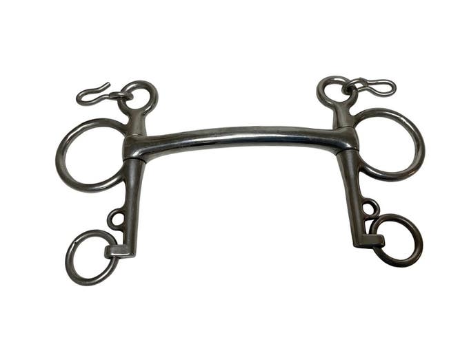 Curved Mullen Mouth Pelham Bit 5