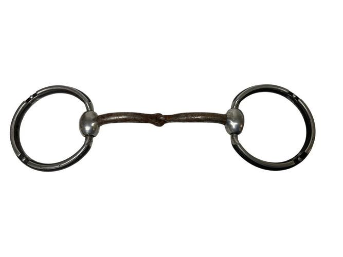 Sweet Iron Weighted Ring Eggbutt Snaffle Bit 5