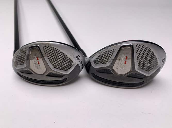 Taylormade M6 4 & 5 Hybrid Set 22* 25* Fujikura Atmos 6R Regular Graphite RH