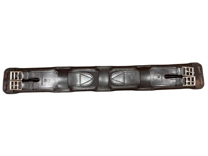 Masters Elastic Middle Short Girth 28 Dk Brown