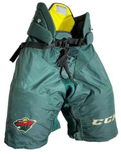 Wild Senior Medium CCM HPTKXP Hockey Pants Pro Stock (Used) 7823