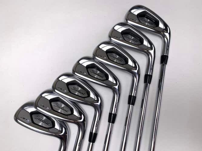 Titleist 718 AP3 Iron Set 4-PW True Temper AMT Tour White S300 Stiff Steel RH