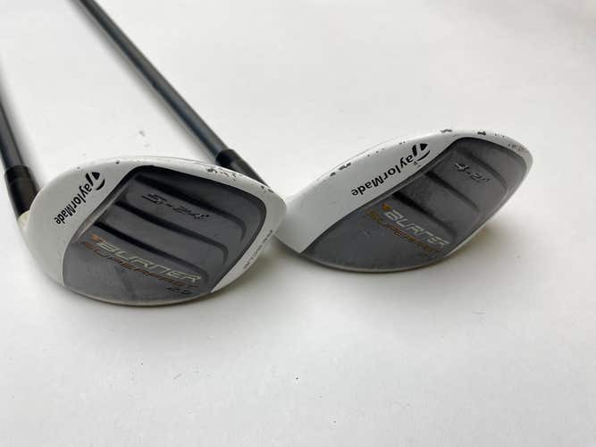 Taylormade Burner Superfast 2.0 4 & 5 Hybrid Set 21* 24* REAX 60g Regular RH