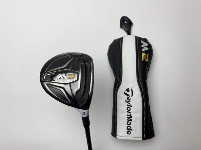 Taylormade M2 3 Fairway Wood 15* REAX 65g Stiff Graphite Mens RH HC