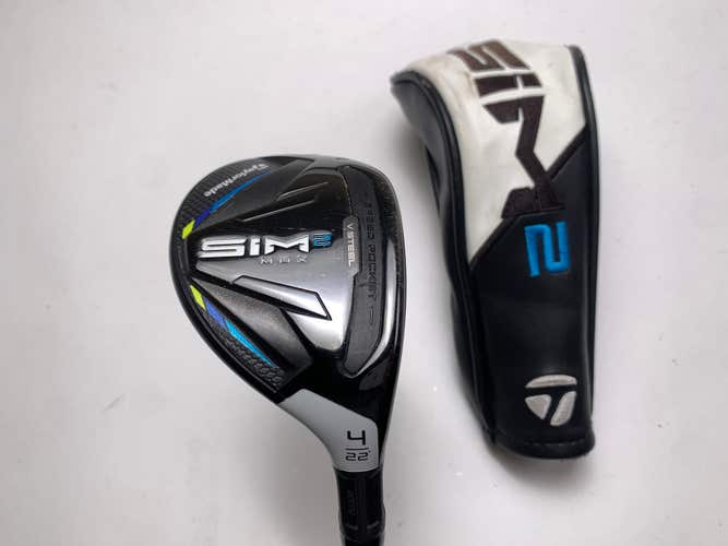 Taylormade SIM2 MAX Rescue 4 Hybrid 22* Fujikura Pro 2.0 Regular Graphite RH HC