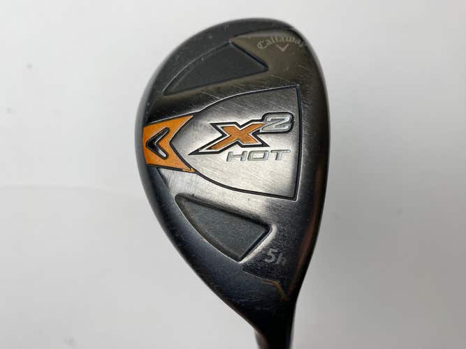 Callaway X2 Hot 5 Hybrid 25* 75g Stiff Graphite Mens RH Midsize Grip