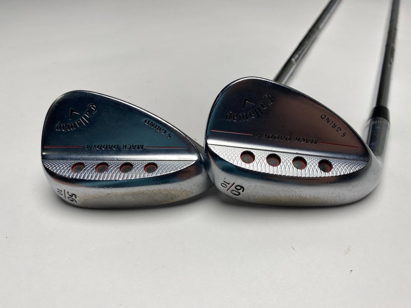 Callaway Mack Daddy 4 Chrome Wedge Set 56* 10 | 60* 10 S200 Tour Issue Wedge LH