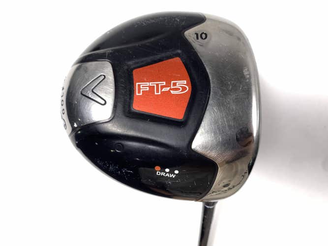 Callaway FT-5 Driver 10* Fujikura E Fit-On 150 Stiff Graphite Mens RH -1''