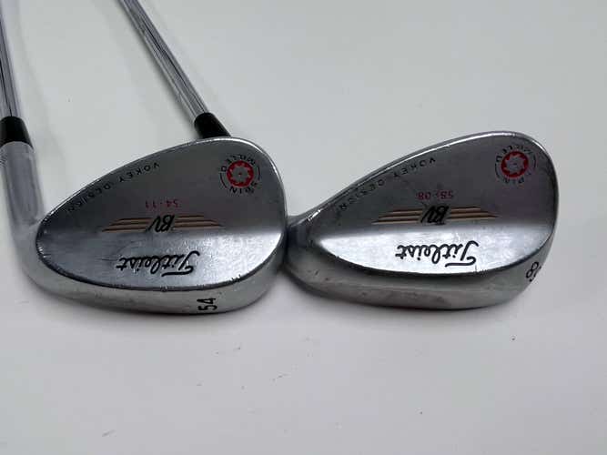 Titleist Vokey Spin Milled Chrome 2009 Wedge Set 54* 11 | 58* 8 Wedge Ste RH
