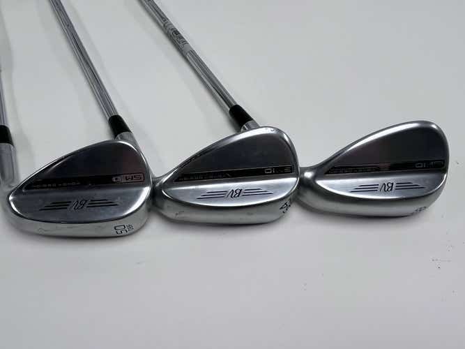 Titleist Vokey SM10 Tour Chrome Wedge Set 50* 8 | 54* 8 | 58* 10 SM10 Wedge RH