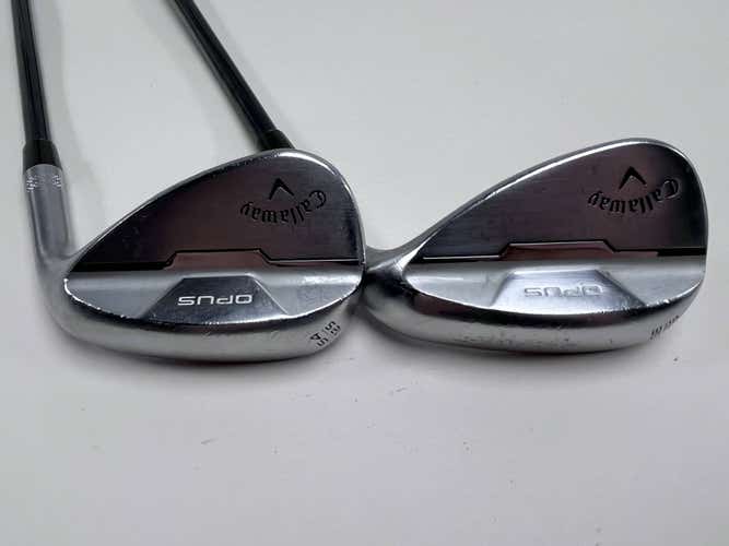 Callaway Opus Brushed Chrome Wedge Set 54* 12 | 58* 10 HDX Recoil Dart Wedge RH