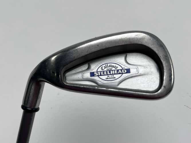 Callaway X-14 Single 5 Iron Steelhead X-14 Regular Graphite Mens LH
