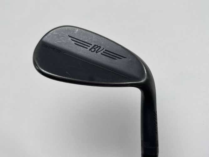 Titleist Vokey SM9 Jet Black Wedge 50* 8 Bounce F-Grind Wedge Steel Mens RH