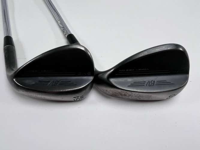 Titleist Vokey SM9 Jet Black Wedge Set 54* 10 | 60* 14 Wedge Steel Mens RH