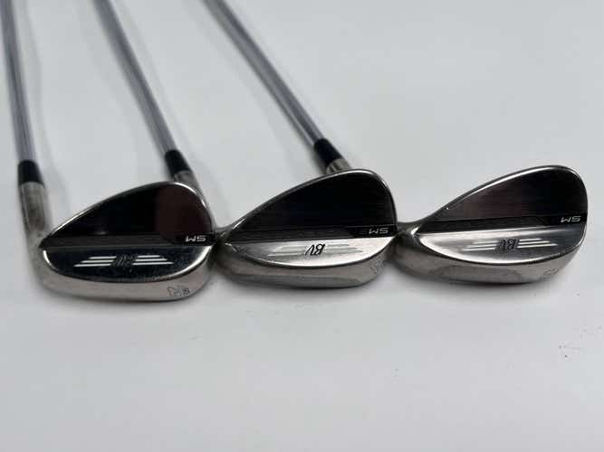 Titleist Vokey SM8 Tour Chrome Wedge Set 52*8 | 56*8 | 60*14 LZ 6.0 Stiff RH