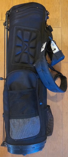 Vintage Datrek Air Extend Golf Stand Bag | Black Dual Strap | Izzo Patent Carry (Used)