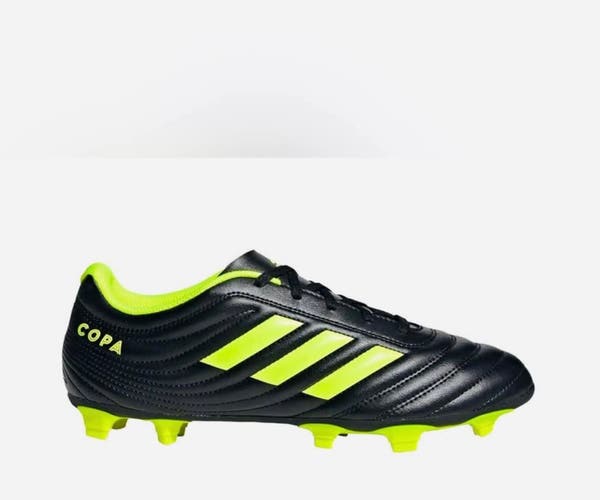 Adidas Copa  19.4 FG Men’s Soccer Cleats Black Yellow Sz 10