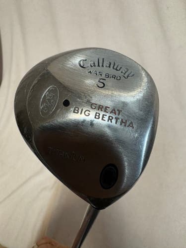 Men's Callaway Big Bertha Warbird Right Handed Fairway Wood Regular Flex 5 Wood (Used)