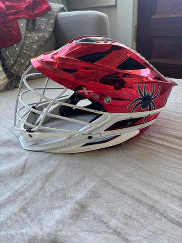 Richmond Spiders Chrome Red Cascade XRS Pro Helmet (Game worn)