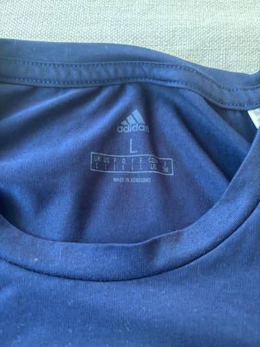 Richmond Spiders Lacrosse Blue Large Men's Adidas Shirt (Used)