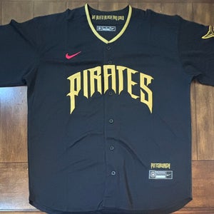 Pittsburgh Pirates Black 2026 City Connect Jersey Adult Large NWT