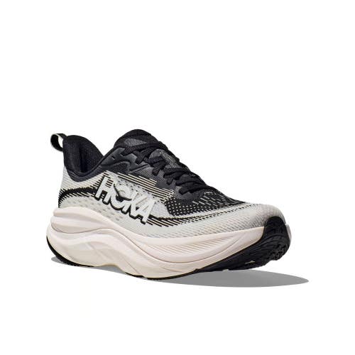 Hoka One One Skyflow 1155118-BWHT Sneaker Women's 7W Black Running Shoes DDK1111