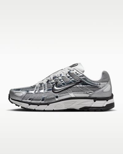 Nike P-6000 CN0149-001 Sneakers Men's 9 Metallic Silver Lifestyle Shoes DDK1166