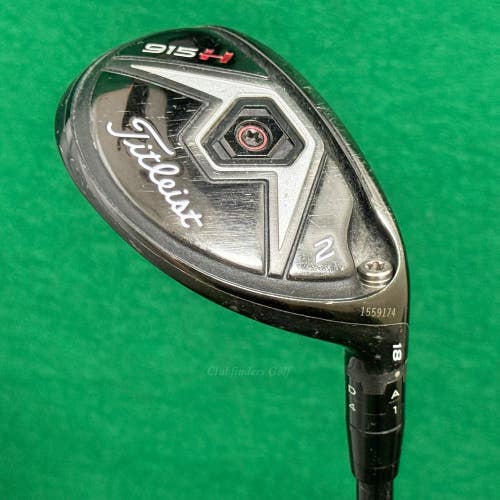 Titleist 915H 18 2 Hybrid Mitsubishi Kai'li Red HY 95-X Graphite Extra Stiff