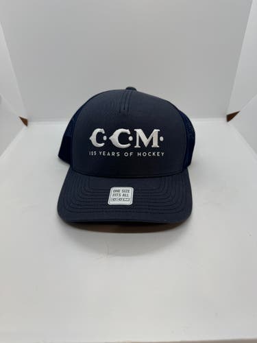 Gray Adult Unisex One Size Fits All CCM Hat (New)