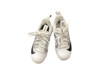 Used Nike FAST FLEX ALPHA BB/SB Cleats White Youth 10.0 11846-S000104598