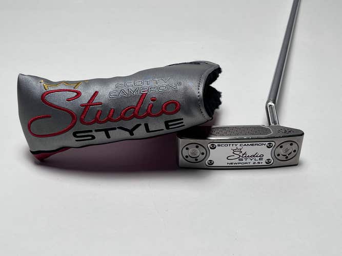Scotty Cameron Studio Style Newport 2.5 Plus 2025 Putter 35" Mens RH HC NEW