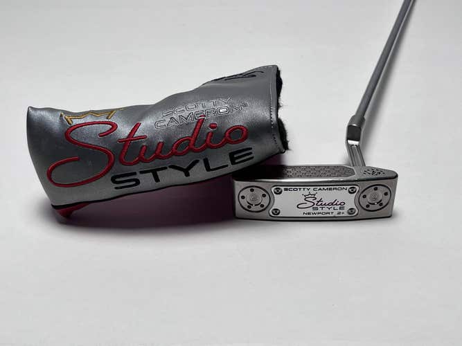 Scotty Cameron Studio Style Newport 2 Plus 2025 Putter 34" Mens RH HC NEW