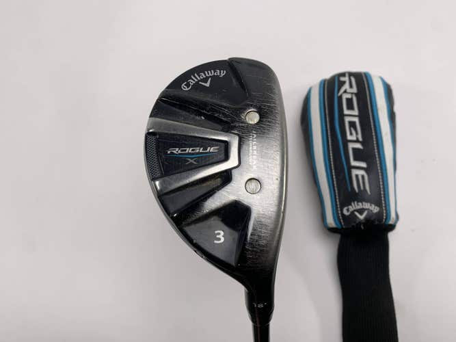Callaway Rogue X 3 Hybrid 18* Aldila Synergy 60g Stiff Graphite Mens RH HC