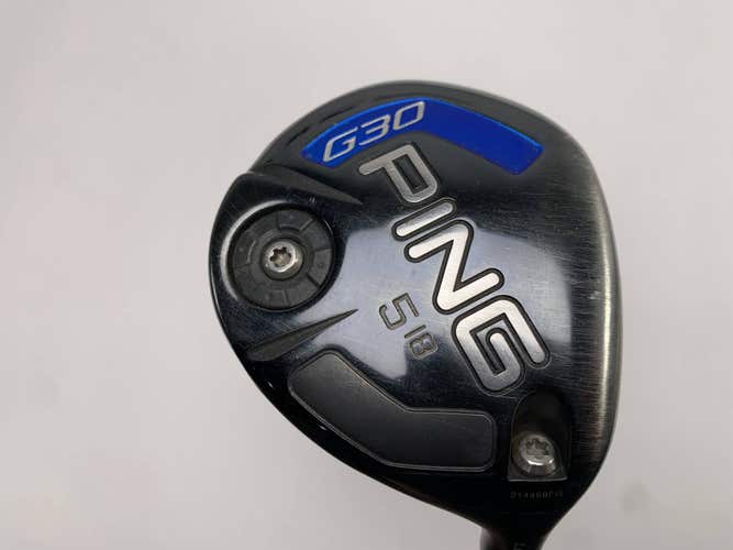Ping G30 5 Fairway Wood 18* TFC 80 F Lite Senior Graphite Mens RH