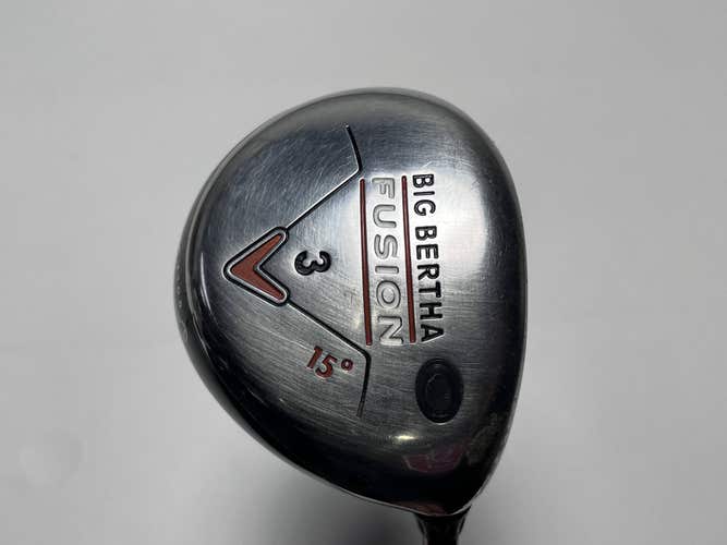 Callaway Big Bertha Fusion 3 Fairway Wood 15* Aldila NVS Orange 55g Stiff RH