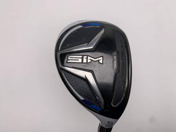 TaylorMade SIM MAX 5 Hybrid 25* Aldila Voodoo XVS8 Extra Stiff Graphite Mens RH