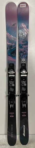 2026 Women's Nordica 161cm Santa Ana 92 Demo Skis With Marker Squire TCX Bindings (Used)(26DS17)