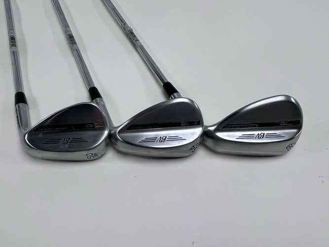 Titleist Vokey SM10 Tour Chrome Wedge Set 50* 8 | 54* 12 | 58* 4 SM10 Wedge RH
