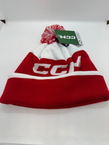 Red Adult Unisex One Size Fits All CCM Hat (New)