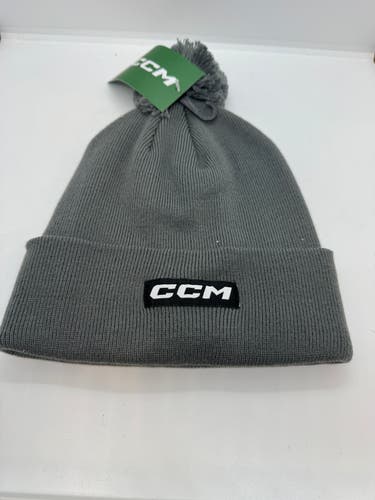 Gray Adult Unisex One Size Fits All CCM Hat (New)