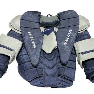 NHL Return Arno Tiefensee Bauer Pro Series Large Custom Goalie Chest and Arm Protector (Used) 97252