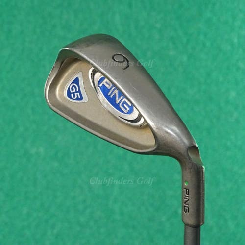 Ping G5 Green Dot Single 6 Iron Factory TFC 100I Graphite Stiff