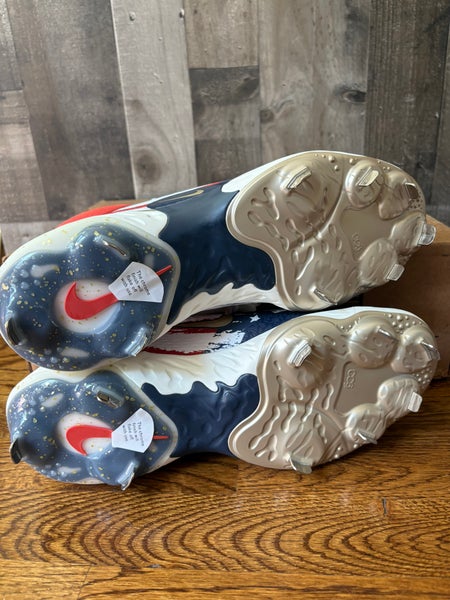 Nike Alpha Huarache Elite 4 Low USA Baseball Cleats Size  display picture 3
