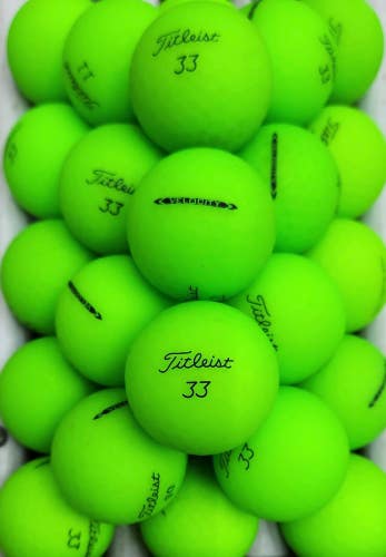 Titleist Green Velocity.....12 Near Mint AAAA Used Golf Balls