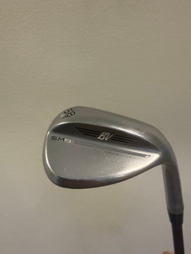 Titleist Vokey SM9 Tour Chrome Wedge – 58.04T – Tour Issue S400 Onyx Black