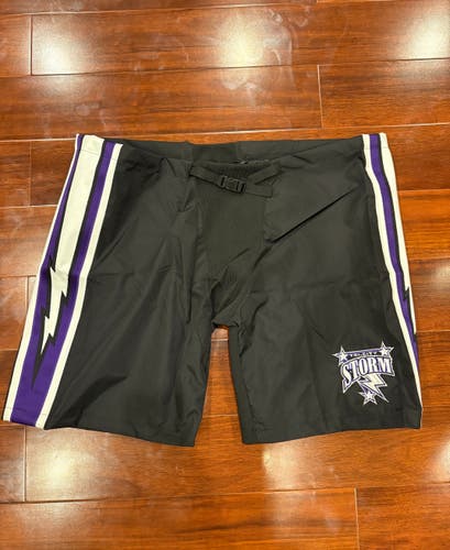 Pro Stock USHL Tri-City Storm Retro Goalie Pants Shell XL (New)