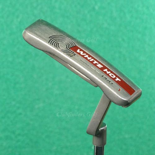 Odyssey White Hot Pro #1 Chrome Plumbers-Neck 34.5" Putter Golf Club