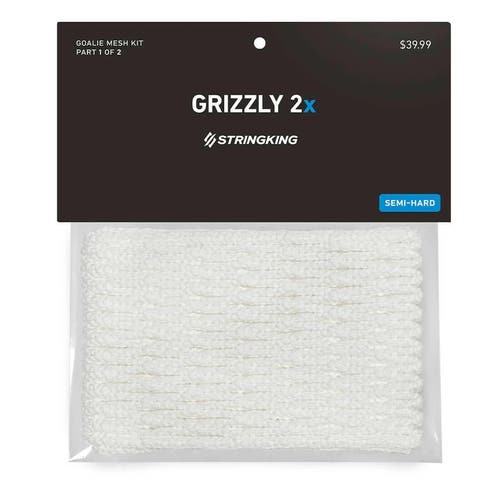 String King Grizzly 2X Goalie Mesh Lacrosse Stringing Piece
